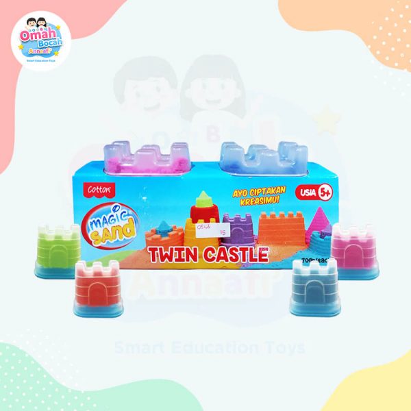 Cotton Magic Sand Twin Castle