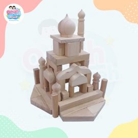 Mainan Balok Masjid Natural