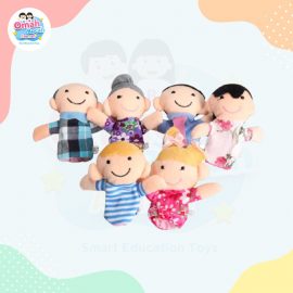 Mainan Edukasi Boneka Tangan Keluarga (6pcs)